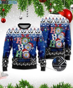 Leicester Ho Ho Ho 3D Print Christmas Wool Sweater