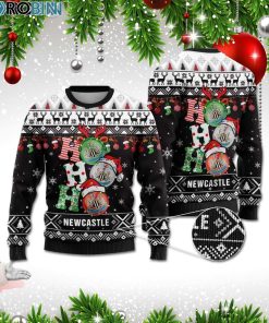 Newcastle Ho Ho Ho 3D Print Christmas Wool Sweater Newcastle Ho Ho Ho 3D Print Christmas Wool Sweater