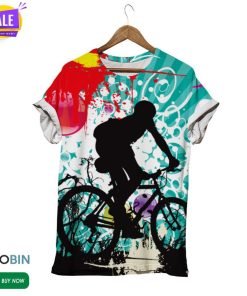 Rider Bicycle  3D All Over Print T-Shirt