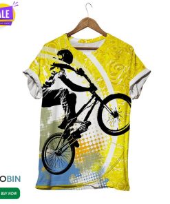 Bicycle Bike Rider Cyclist  3D All Over Print T-Shirt