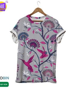 Hummingbird Art Decor  3D All Over Print T-Shirt