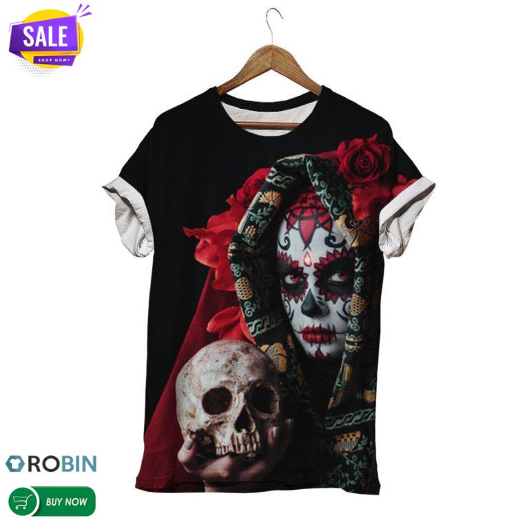 Day Of The Dead  3D All Over Print T-Shirt