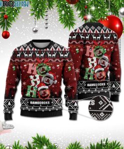 South Carolina Gamecocks Ho Ho Ho 3D Print Christmas Wool Sweater South Carolina Gamecocks Ho Ho Ho 3D Print Christmas Wool Sweater