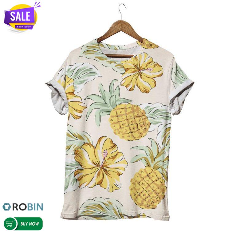 Yellow Summmer Vibes  3D All Over Print T-Shirt