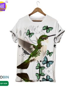 Hummingbird Nature Lover  3D All Over Print T-Shirt