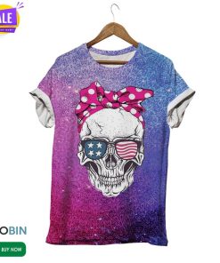 Skull Dressing Up  3D All Over Print T-Shirt Skull Dressing Up  3D All Over Print T-Shirt