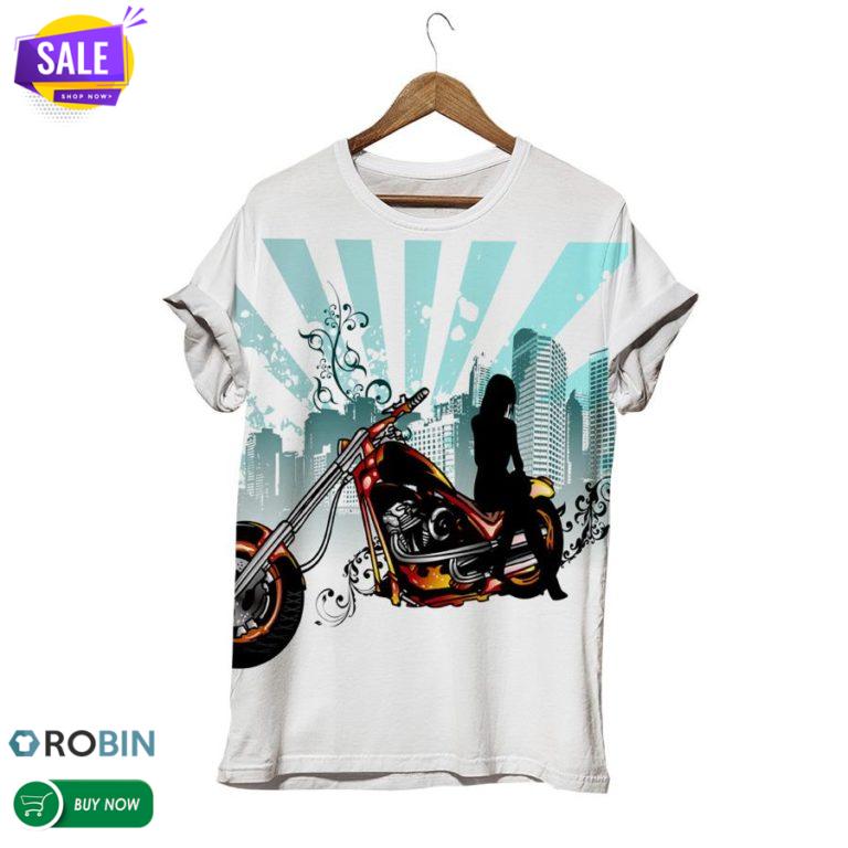 Motorcycle Racing  3D All Over Print T-Shirt