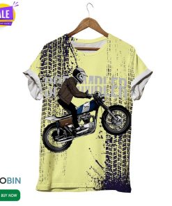Motorcycle Impossible Climbing  3D All Over Print T-Shirt