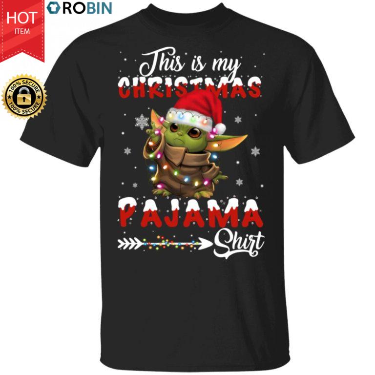 Santa Baby Yoda This Is My Christmas Pajama Sweatshirt