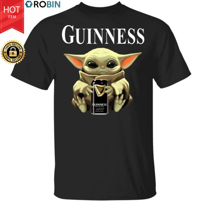 Baby Yoda Hugs Guinness Shirt