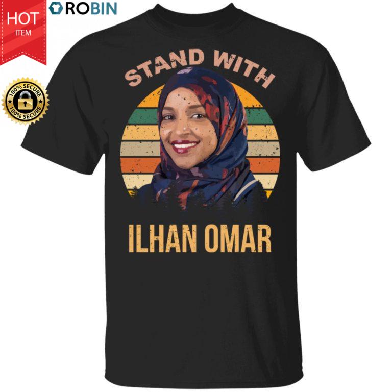 Ilhan Omar T-Shirt Stand With Ilhan Abdullahi Omar Shirt