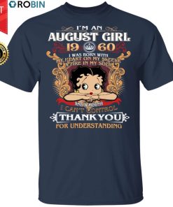 Betty Boop I’m A August Girl 1960 I Was Born With My Heart On My Sleeve A Fire In My Soul