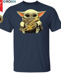 Baby Yoda Hugs Saxophone Shirt