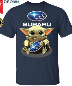 Baby Yoda Hug Subaru Shirt