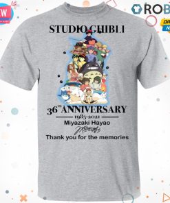 Studio Ghibli 36th Anniversary 1985 2021 Miyazaki Haya Shirt