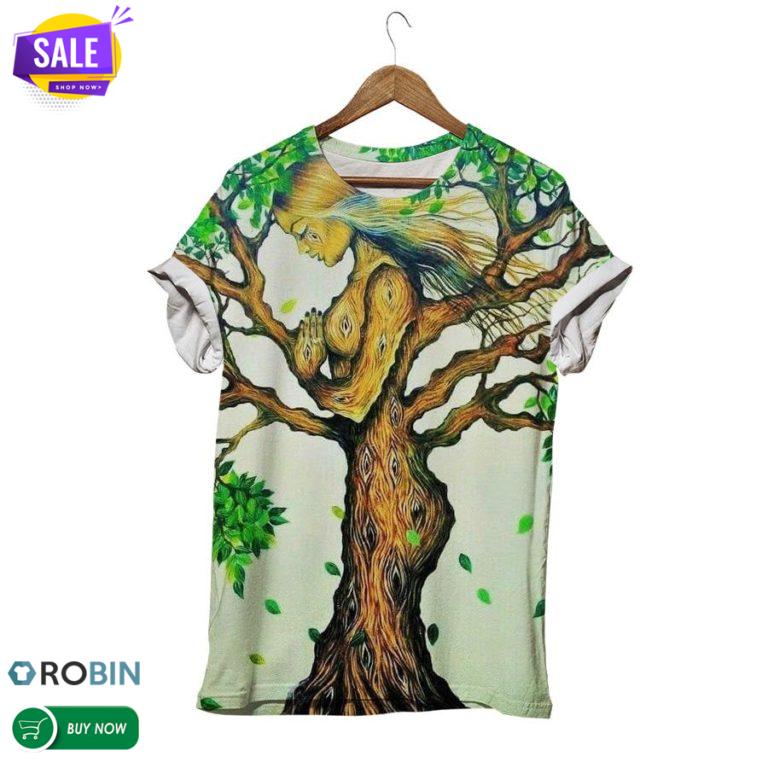 Mother Nature Goddess  3D All Over Print T-Shirt