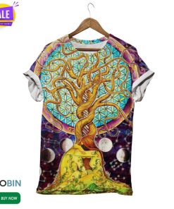 Tree Of Life Love Couple  3D All Over Print T-Shirt