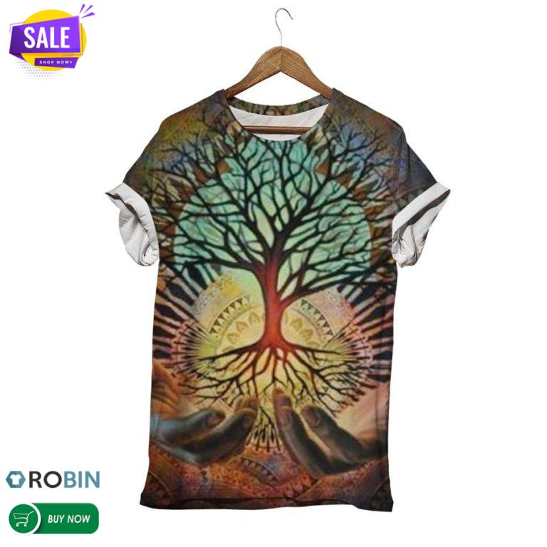 Tree Of Life Art  3D All Over Print T-Shirt