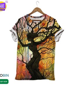 Mother Of Nature Tree  3D All Over Print T-Shirt
