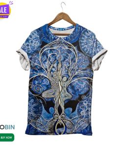 Mystic Tree Of Life Trendy  3D All Over Print T-Shirt