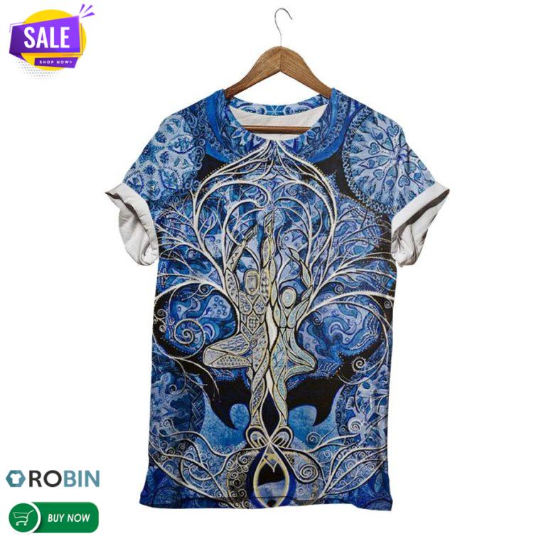 Mystic Tree Of Life Trendy  3D All Over Print T-Shirt