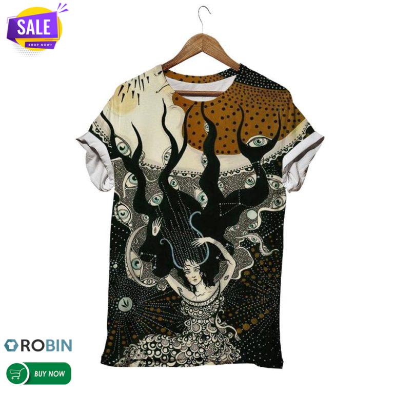 Dark Mother Nature  3D All Over Print T-Shirt