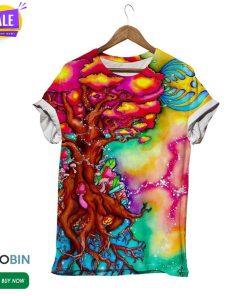 Colorful Tree Of Life  3D All Over Print T-Shirt