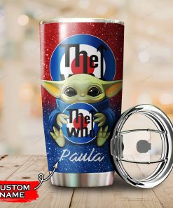 Baby Yoda Hug The Whostones Band Tumbler Cup