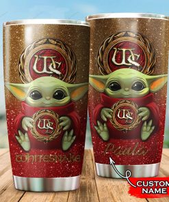 Baby Yoda Hug Whitesnake Band Tumbler Cup