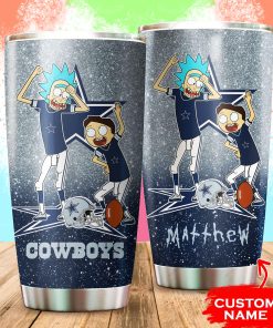 Dallas Cowboys Rick and Morty Custom Name Tumbler