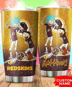 Washington Redskins Rick and Morty Custom Name Tumbler Washington Redskins Rick and Morty Custom Name Tumbler