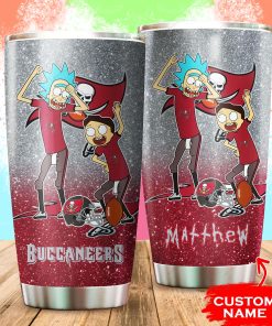 Tampa Bay Buccaneers Rick and Morty Custom Name Tumbler Tampa Bay Buccaneers Rick and Morty Custom Name Tumbler