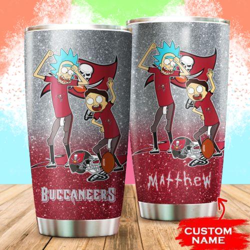 Tampa Bay Buccaneers Rick and Morty Custom Name Tumbler ...