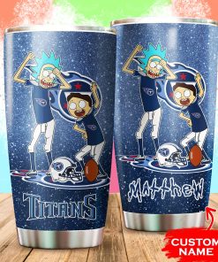 Tennessee Titans Rick and Morty Custom Name Tumbler
