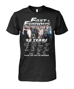 20 Years Of Fast And Furious 2001-2021 Signature T Shirt