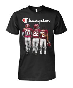 Alabama Crimson Tide Champion M Jones Najee Harris and Devonta Smith T Shirt