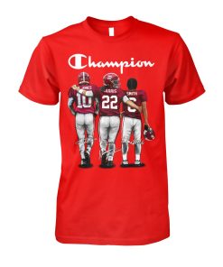 Alabama Crimson Tide Champion M Jones Najee Harris and Devonta Smith T Shirt Alabama Crimson Tide Champion M Jones Najee Harris and Devonta Smith T Shirt