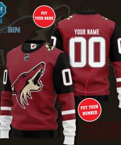 Arizona Coyotes Personalized 3D Full Printed Sweater Arizona Coyotes Personalized 3D Full Printed Sweater