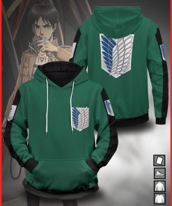 Attack On Titan 3D Print Hoodie