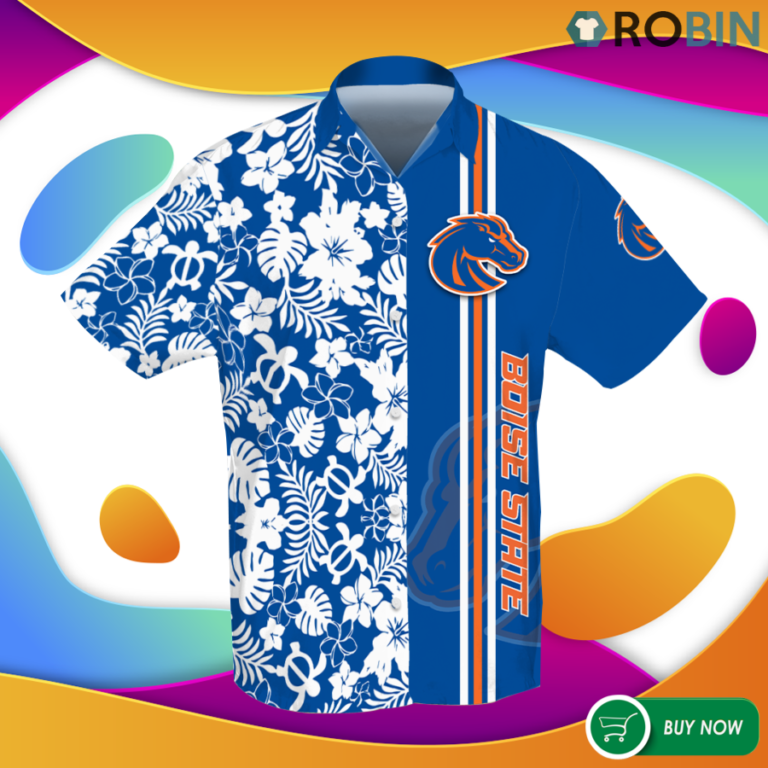 Boise State Broncos 3d Hawaiian Shirt – Button Up T Shirt