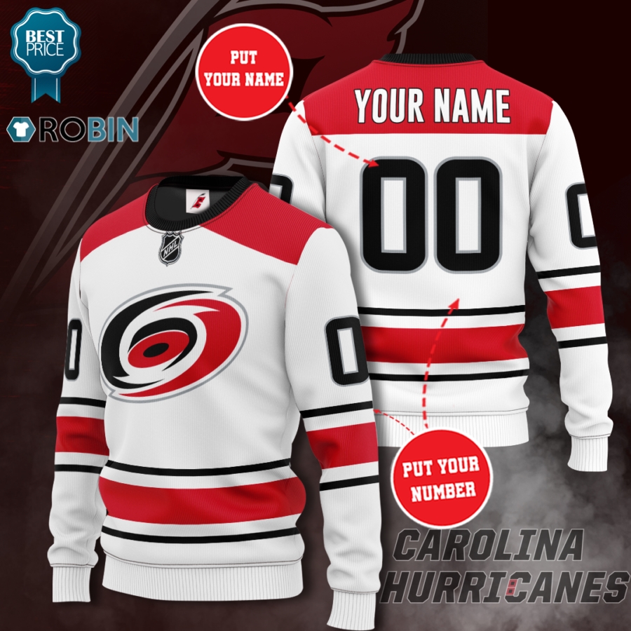Carolina Hurricanes Personalized 3D Full Printed Sweater ...