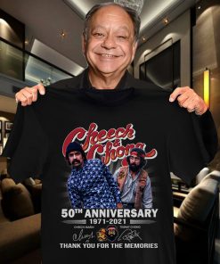 Cheech And Chong 50th Anniversary 1971-2021 Signature T Shirt