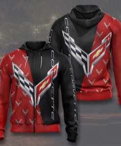 Chevrolet Corvette All Over Printed Hoodie and Zip Up