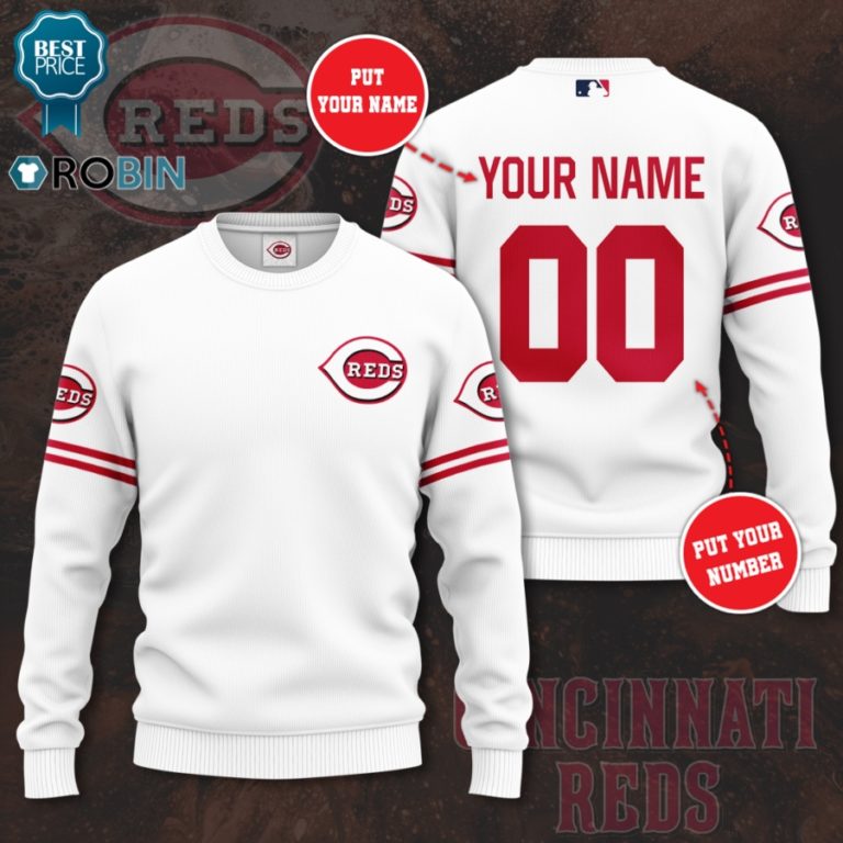 Cincinnati Reds Nba Team Personalized 3D Full Printed Sweater