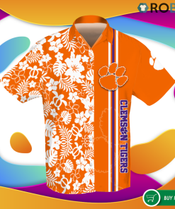 Clemson Tigers 3d Hawaiian Shirt – Button Up T Shirt