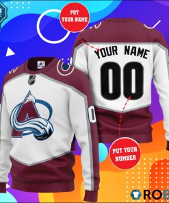Colorado Avalanche Personalized All Over Print Sweater