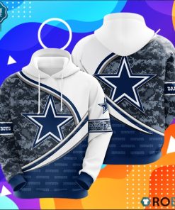 Dallas Cowboys Camouflage 3D Print Hoodie