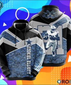 Dallas Cowboys Ezekiel Elliott 3D Print Hoodie Dallas Cowboys Ezekiel Elliott 3D Print Hoodie
