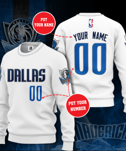 Dallas Mavericks Personalized All Over Print Sweater