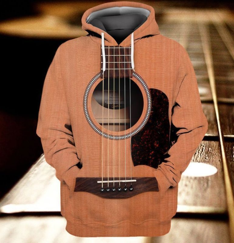 Guitar 3d All Over Print Hoodie